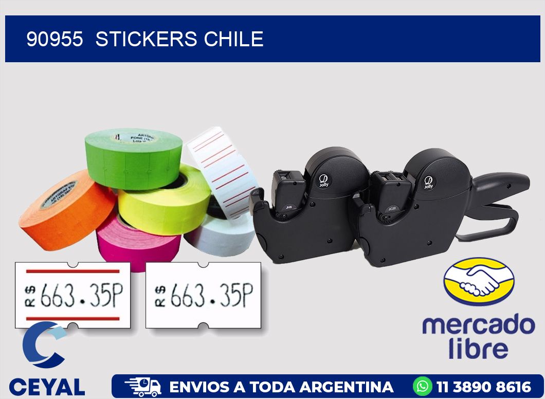 90955  STICKERS CHILE