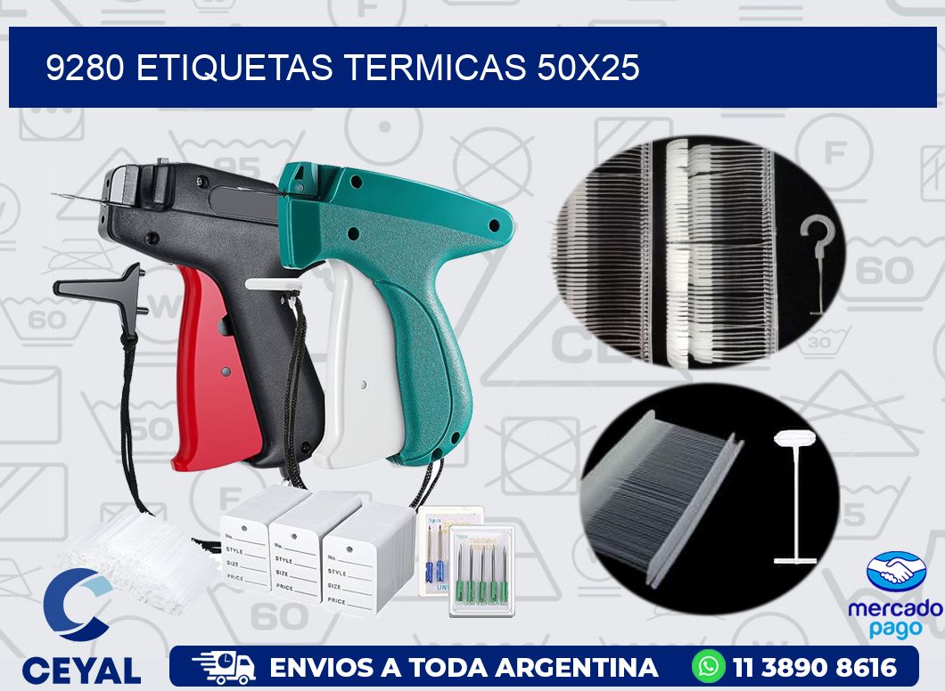 9280 ETIQUETAS TERMICAS 50X25