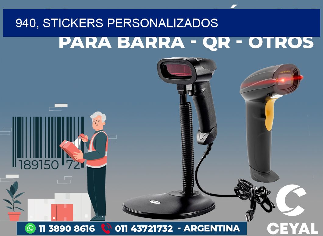 940, stickers personalizados