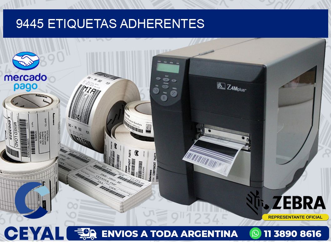 9445 ETIQUETAS ADHERENTES