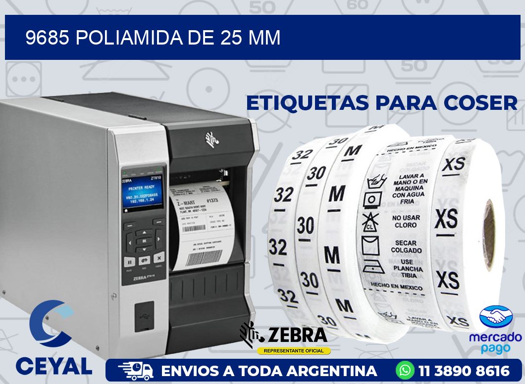 9685 POLIAMIDA DE 25 MM