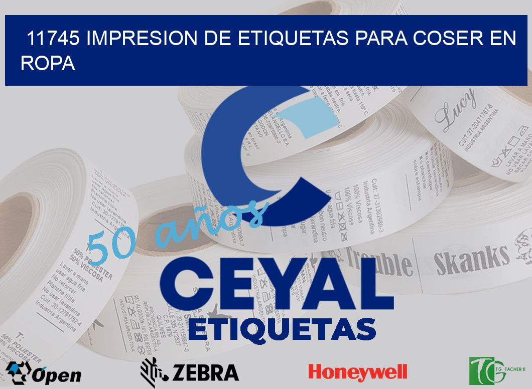 11745 IMPRESION DE ETIQUETAS PARA COSER EN ROPA