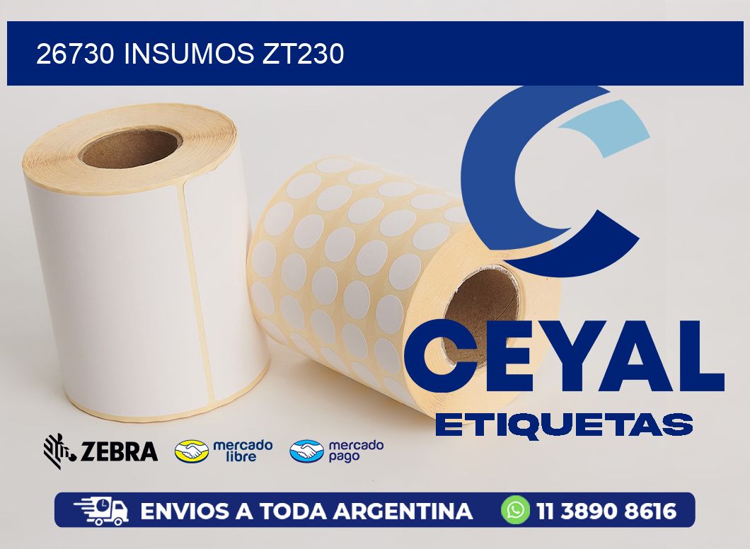 26730 INSUMOS ZT230
