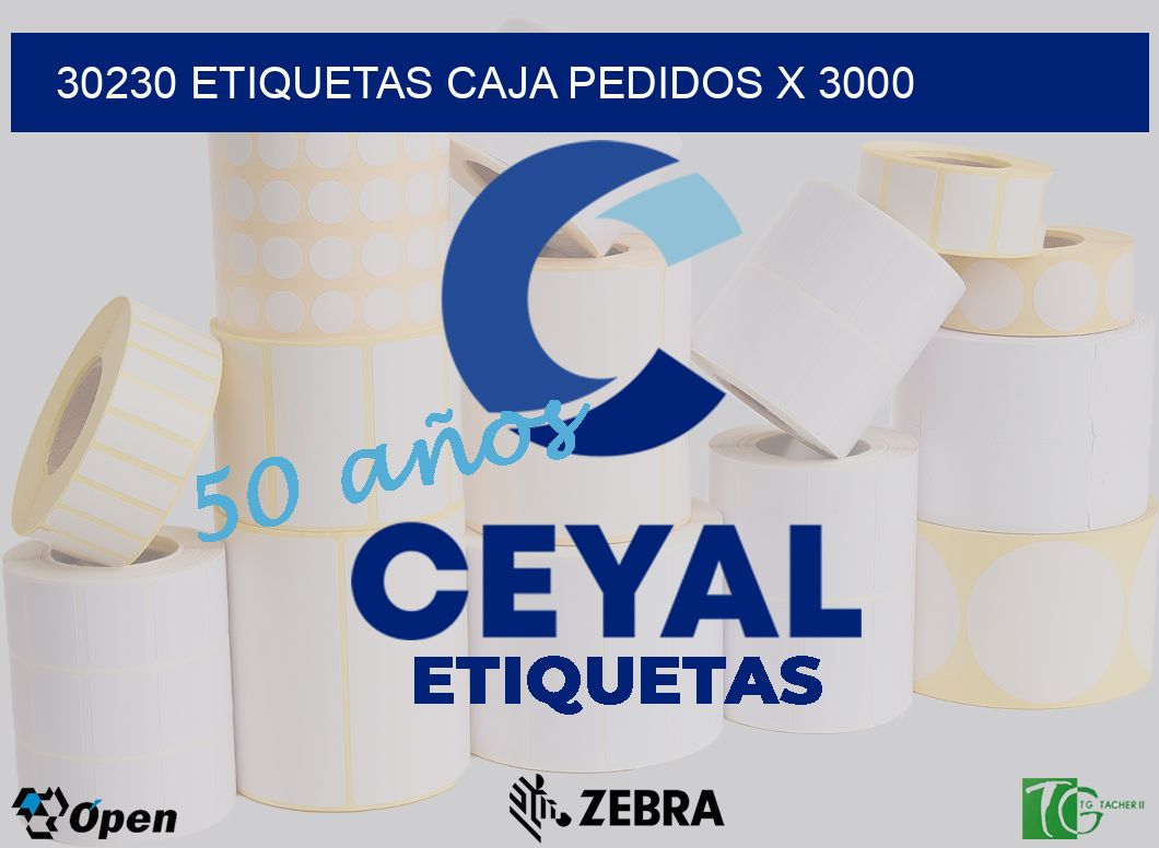 30230 etiquetas caja pedidos x 3000