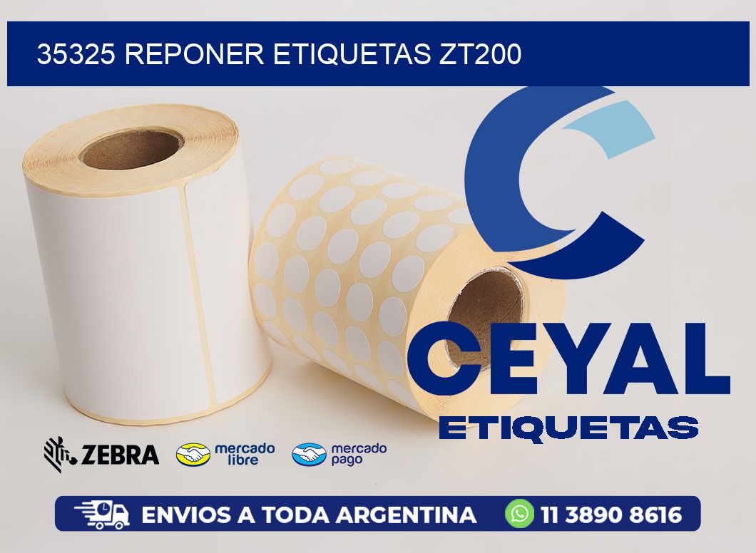 35325 REPONER ETIQUETAS ZT200