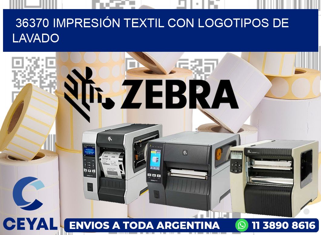 36370 IMPRESIÓN TEXTIL CON LOGOTIPOS DE LAVADO