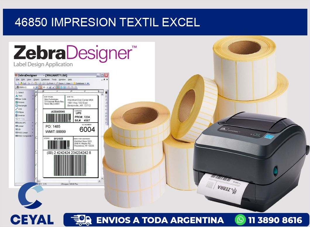 46850 IMPRESION TEXTIL EXCEL
