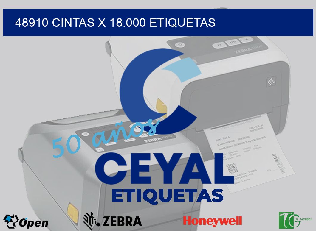 48910 cintas x 18.000 etiquetas