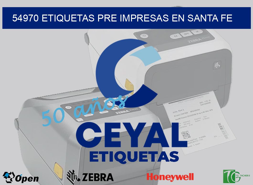 54970 ETIQUETAS PRE IMPRESAS EN SANTA FE