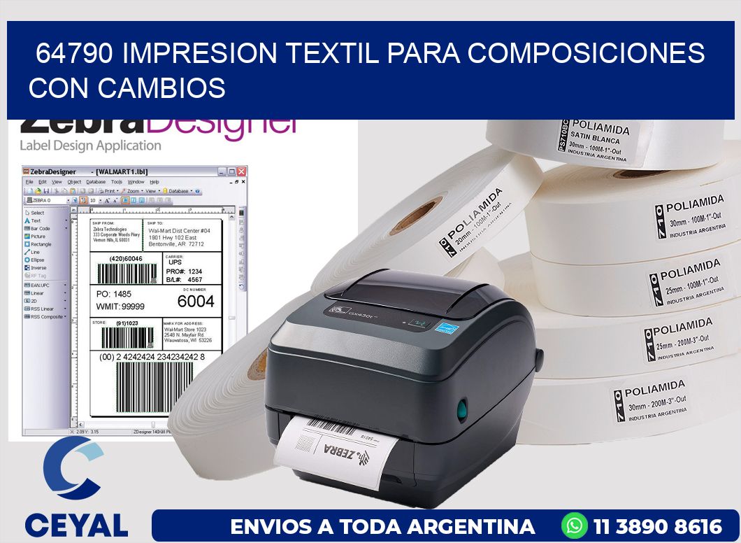 64790 IMPRESION TEXTIL PARA COMPOSICIONES CON CAMBIOS