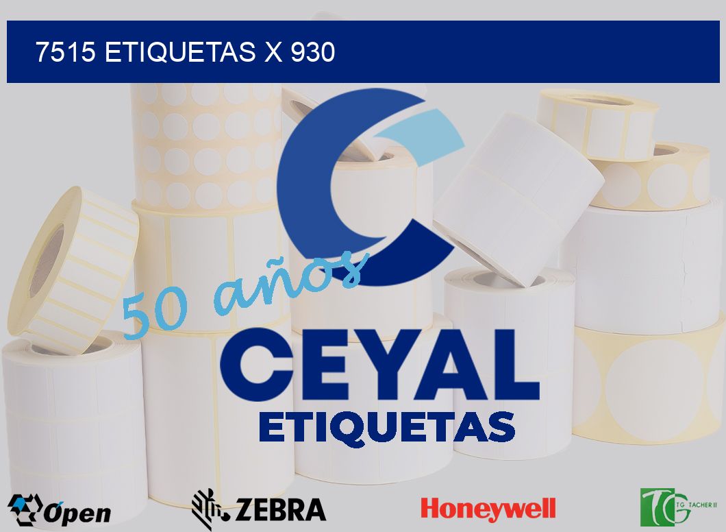 7515 Etiquetas x 930