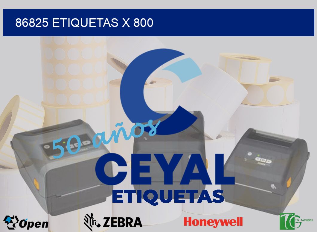 86825 Etiquetas x 800