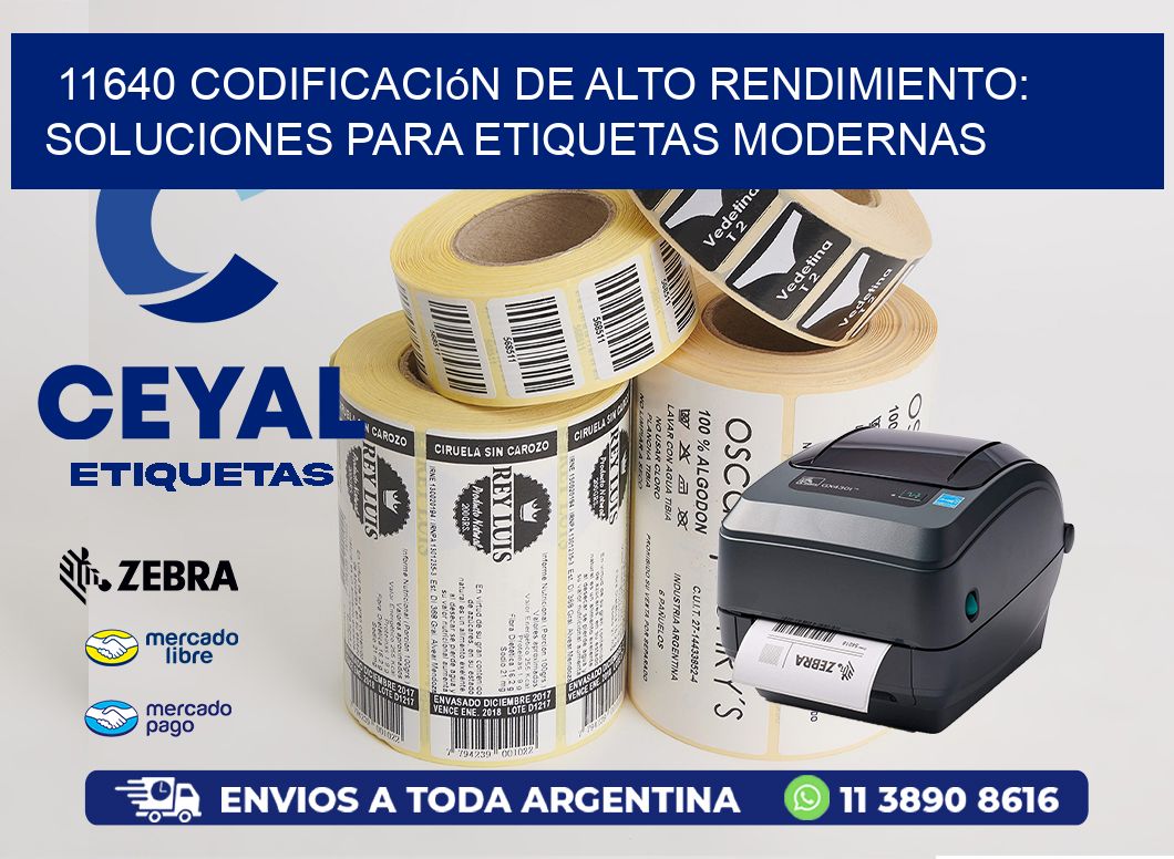 11640 Codificación de Alto Rendimiento: Soluciones para Etiquetas Modernas