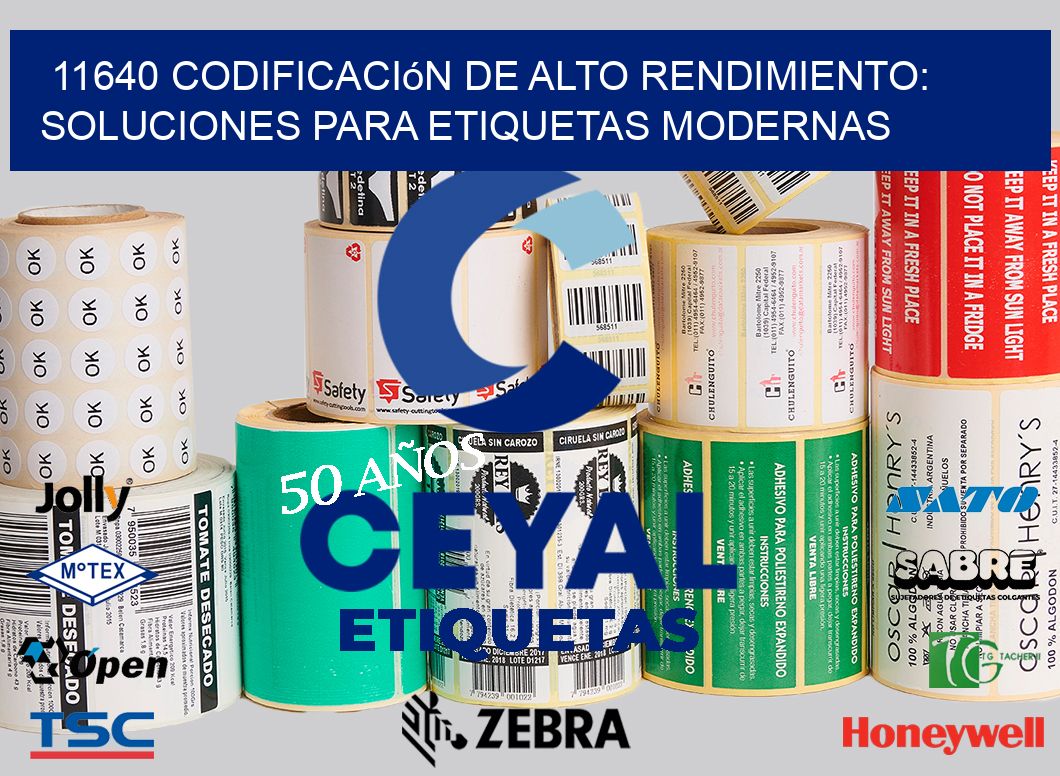 11640 Codificación de Alto Rendimiento: Soluciones para Etiquetas Modernas
