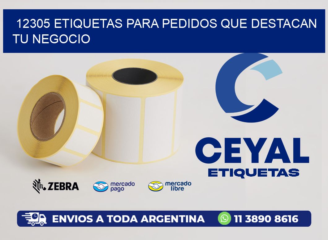 12305 ETIQUETAS PARA PEDIDOS QUE DESTACAN TU NEGOCIO