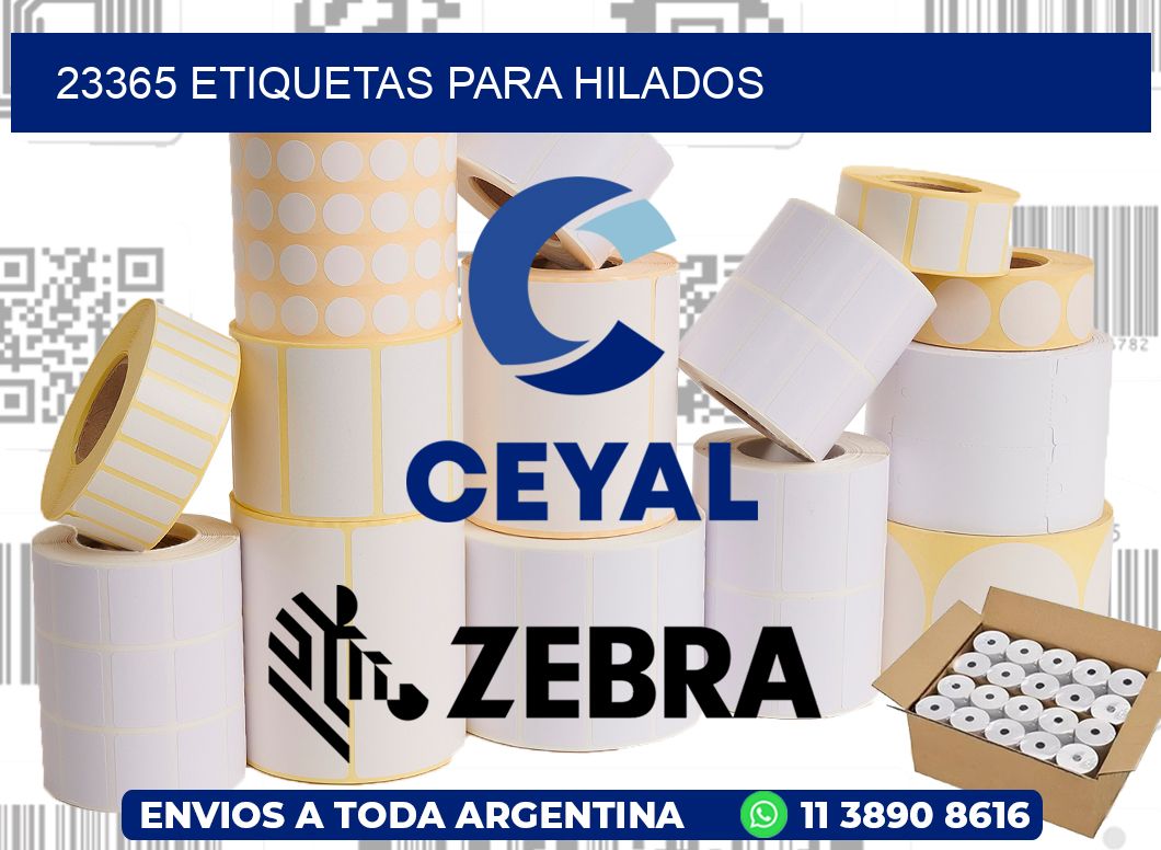 23365 ETIQUETAS PARA HILADOS