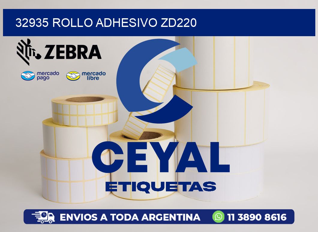 32935 ROLLO ADHESIVO ZD220