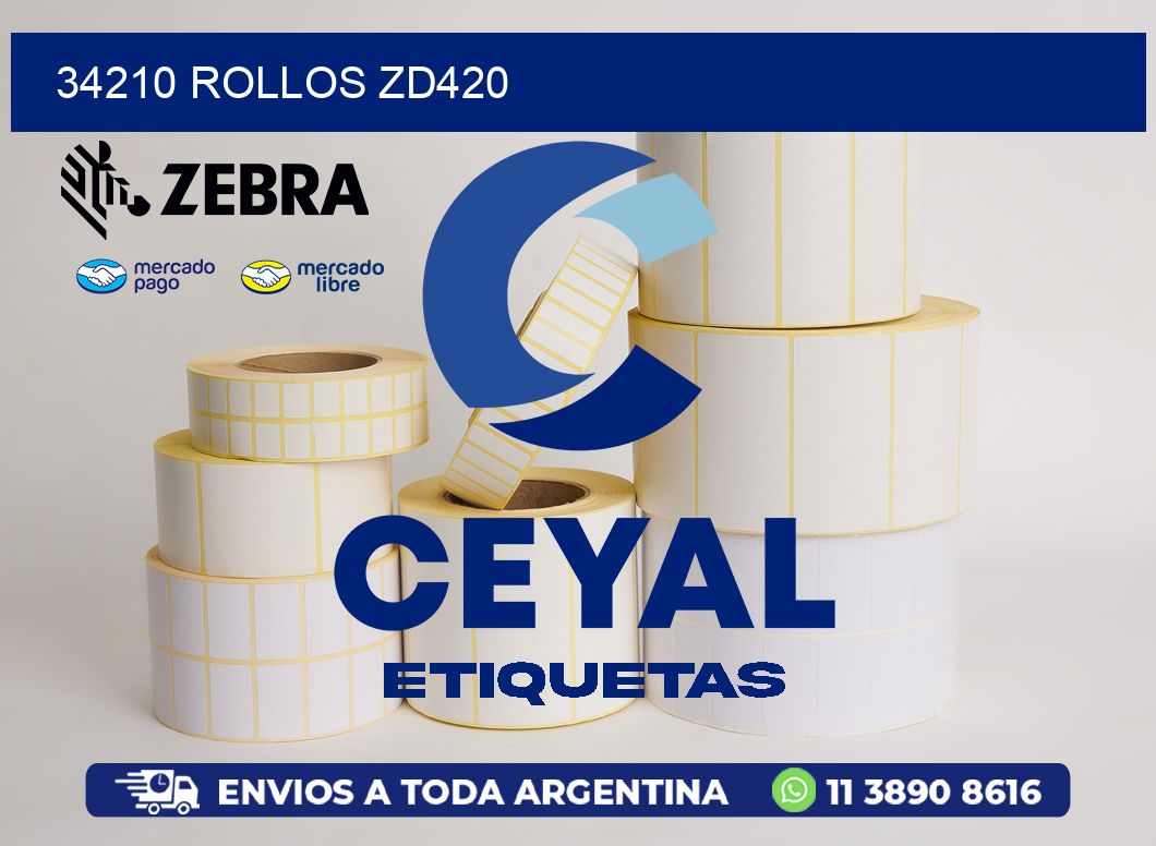 34210 ROLLOS ZD420