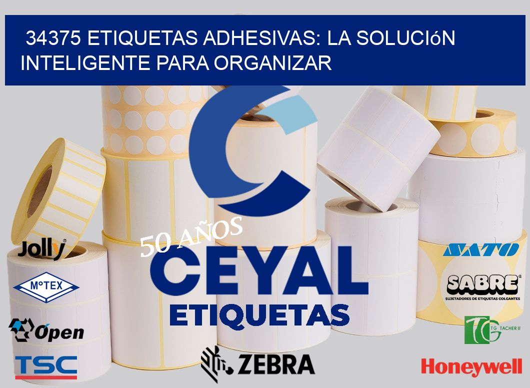 34375 Etiquetas Adhesivas: La Solución Inteligente para Organizar