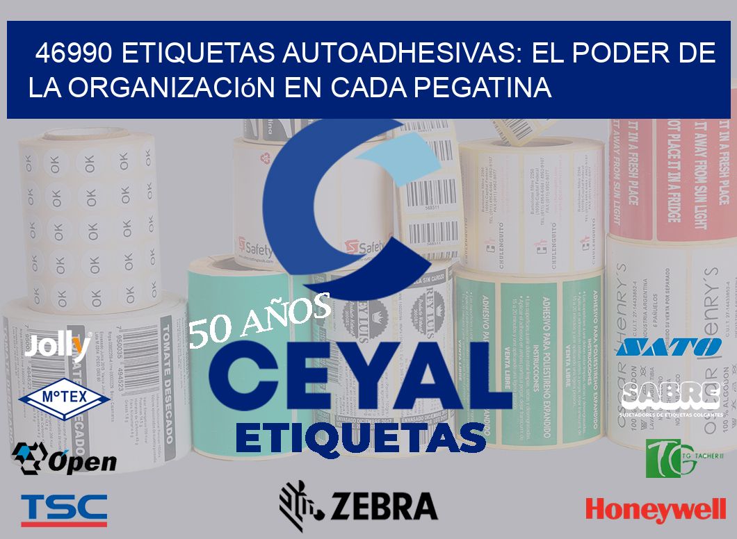 46990 Etiquetas Autoadhesivas: El Poder de la Organización en Cada Pegatina