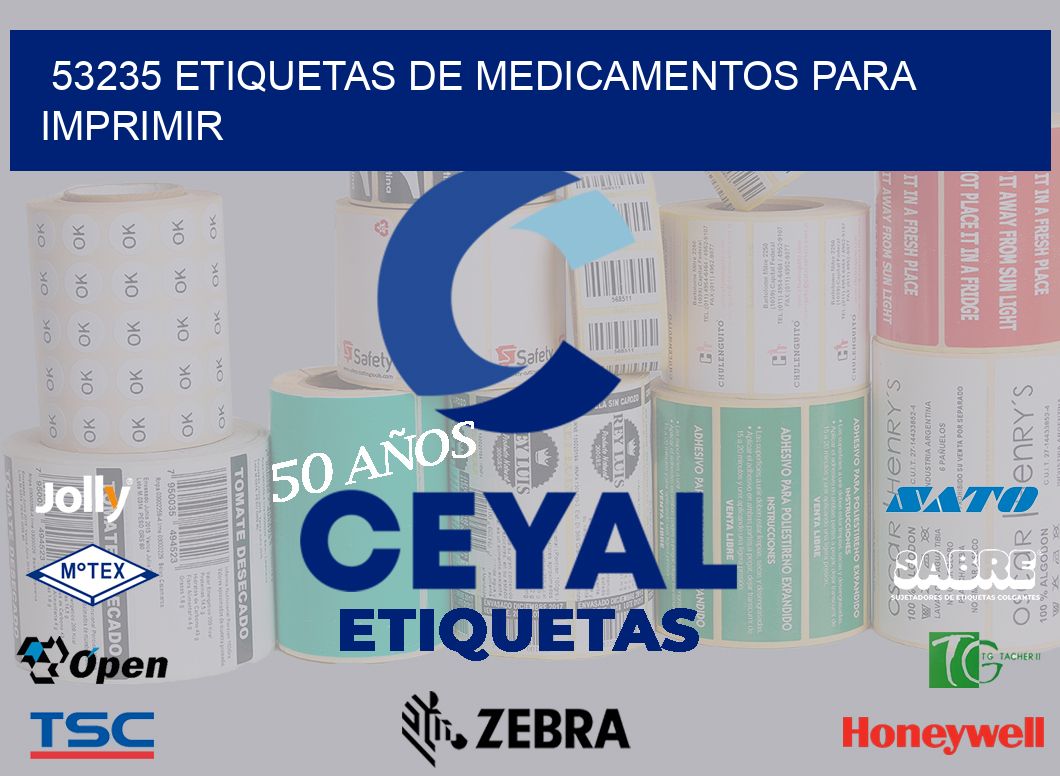 53235 etiquetas de medicamentos para imprimir