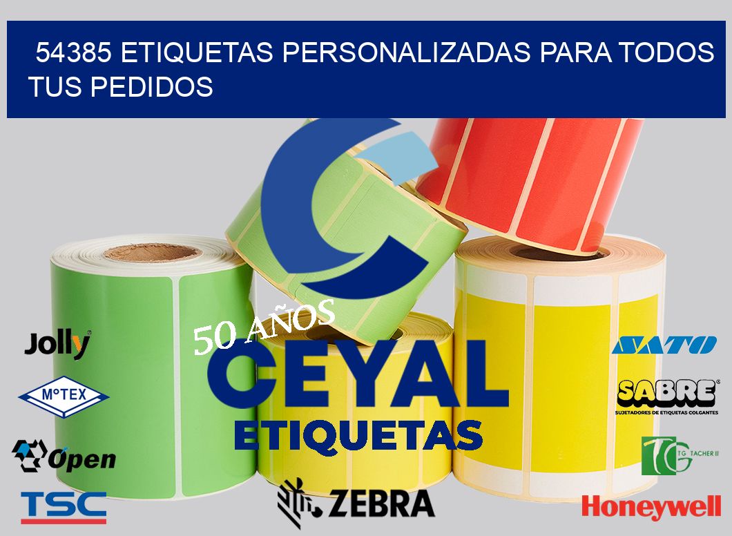 54385 ETIQUETAS PERSONALIZADAS PARA TODOS TUS PEDIDOS