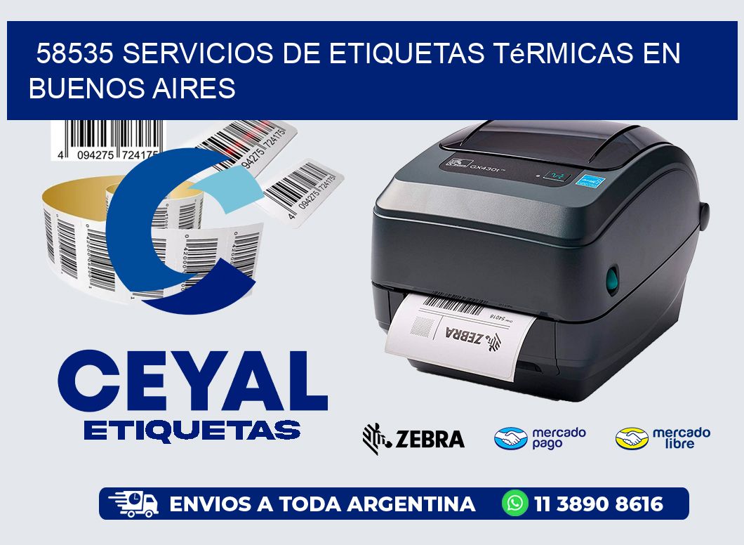 58535 Servicios de Etiquetas Térmicas en Buenos Aires