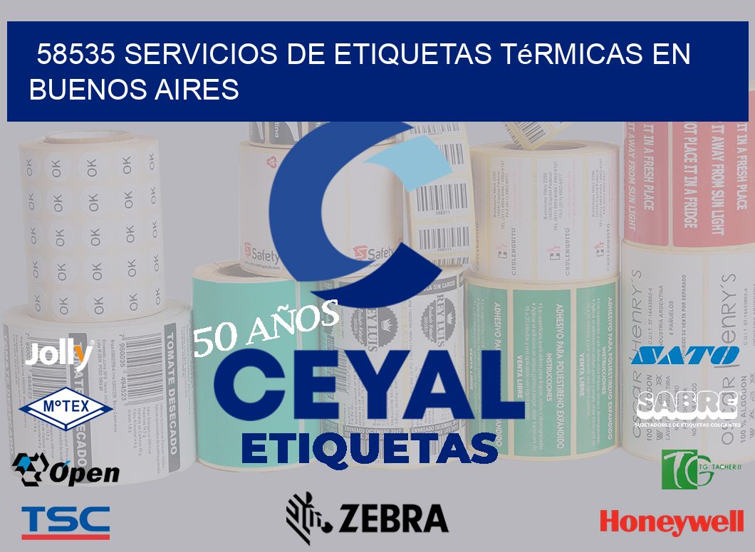 58535 Servicios de Etiquetas Térmicas en Buenos Aires