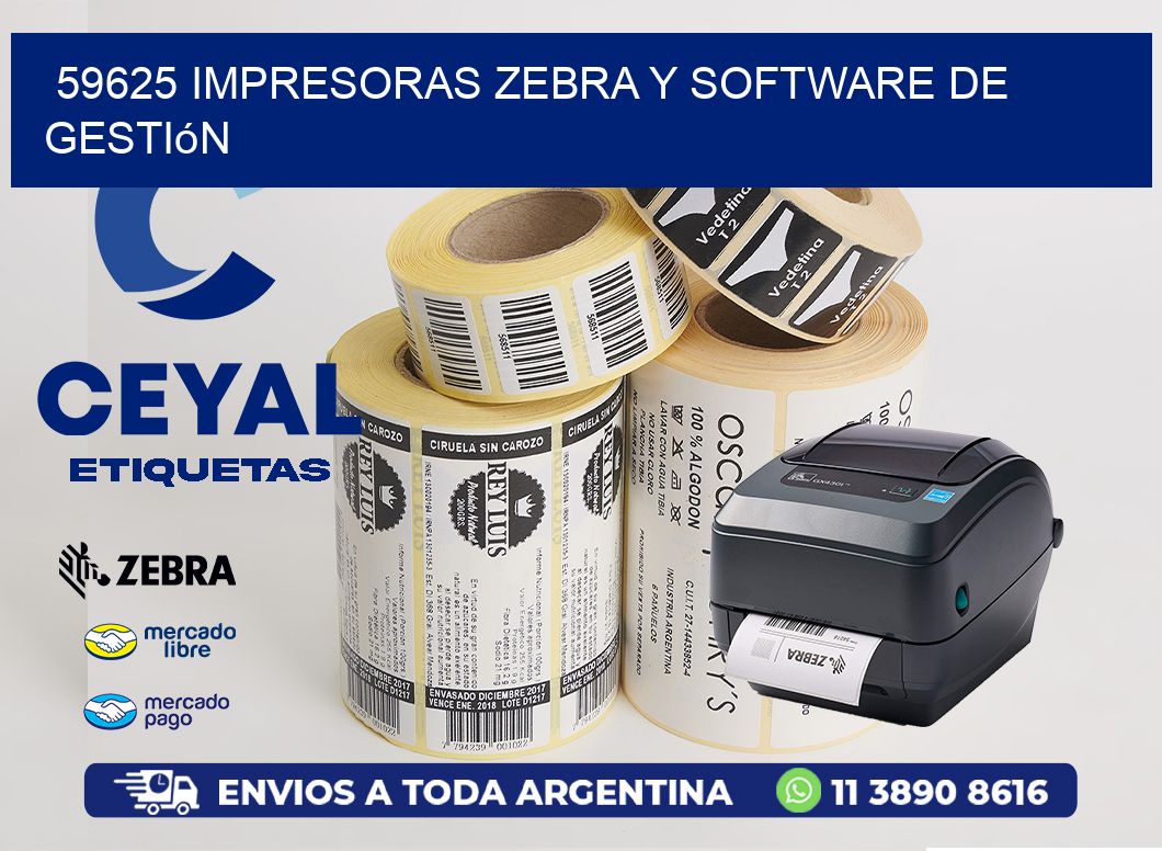 59625 Impresoras Zebra y Software de Gestión