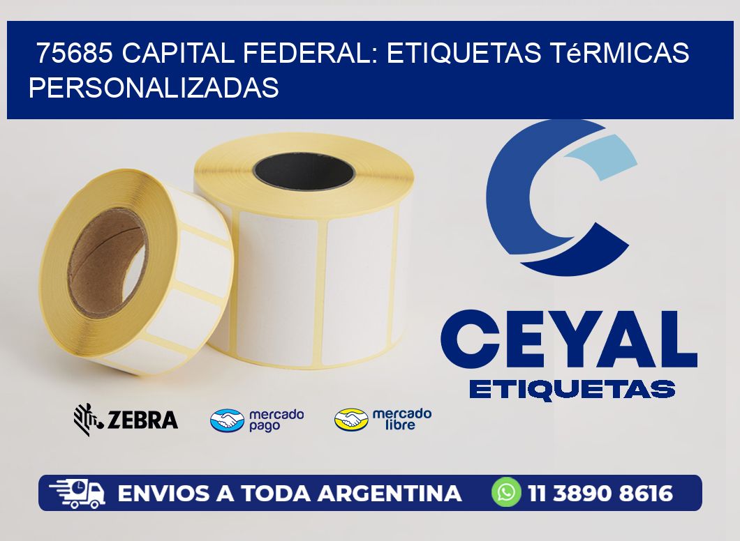 75685 Capital Federal: Etiquetas Térmicas Personalizadas