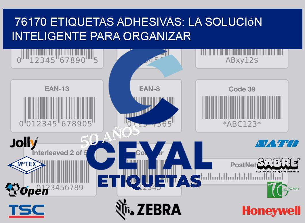 76170 Etiquetas Adhesivas: La Solución Inteligente para Organizar
