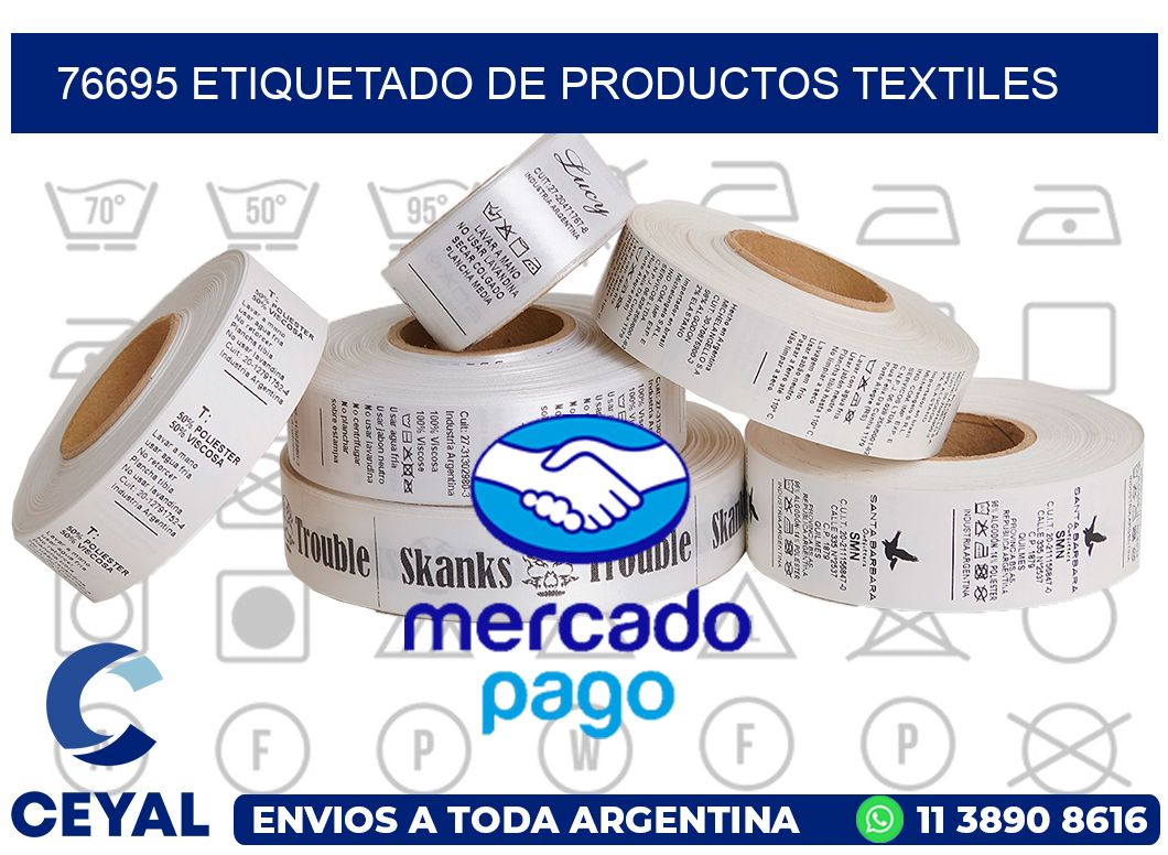 76695 ETIQUETADO DE PRODUCTOS TEXTILES