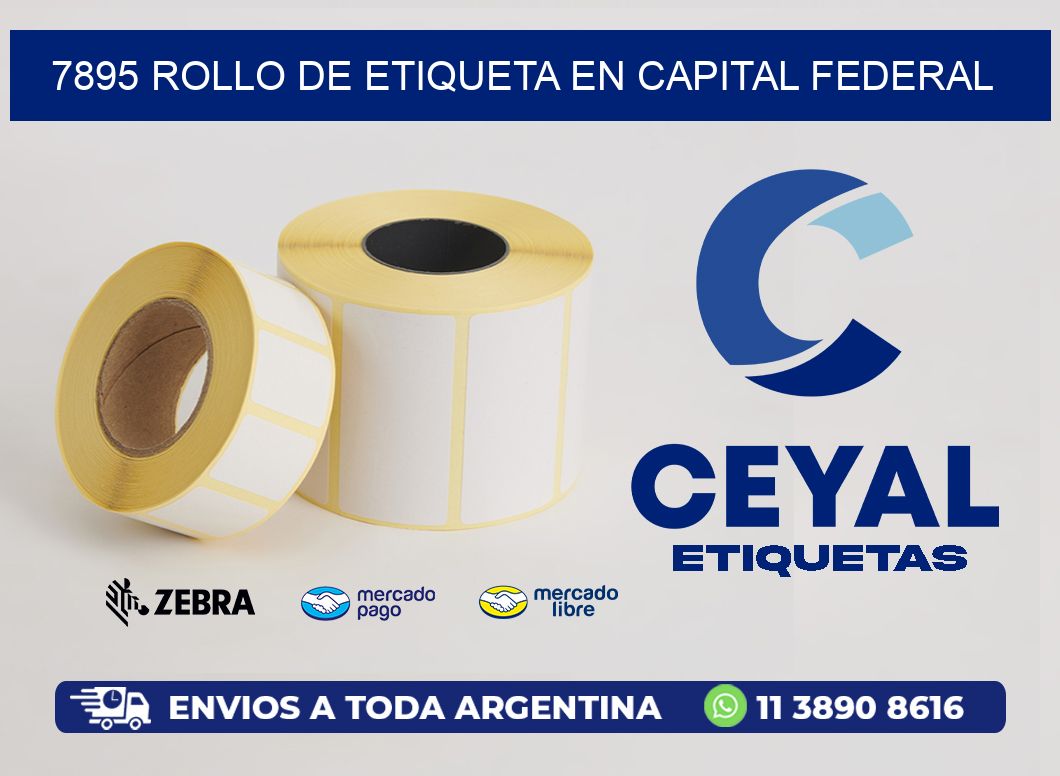 7895 ROLLO DE ETIQUETA EN CAPITAL FEDERAL