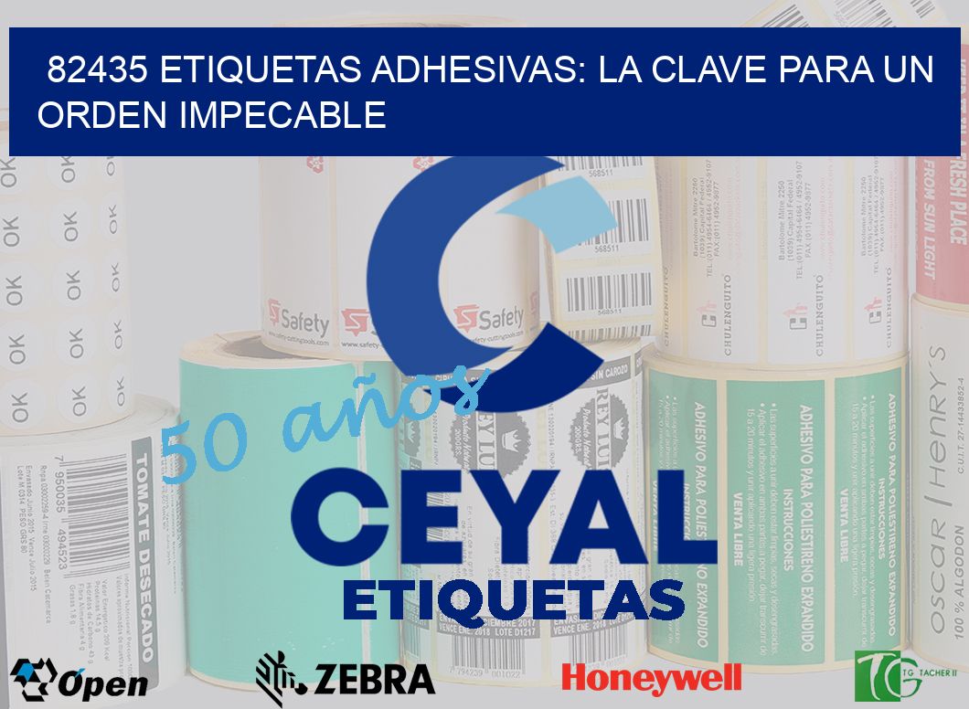82435 Etiquetas Adhesivas: La Clave para un Orden Impecable