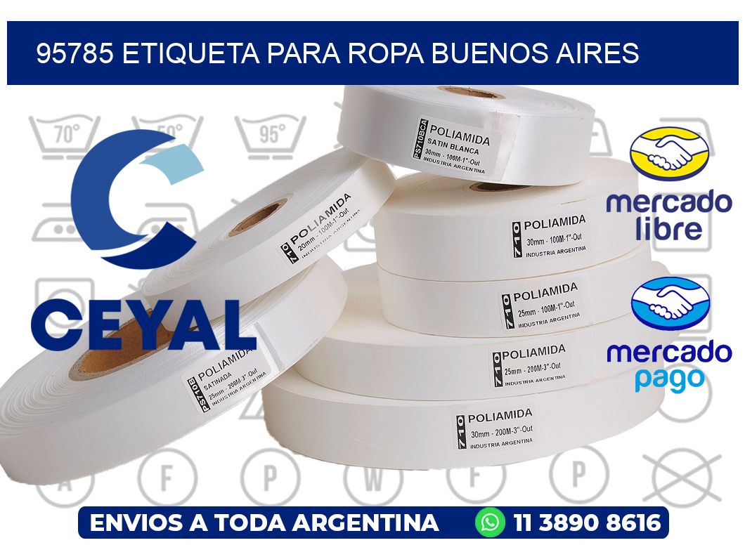 95785 ETIQUETA PARA ROPA BUENOS AIRES