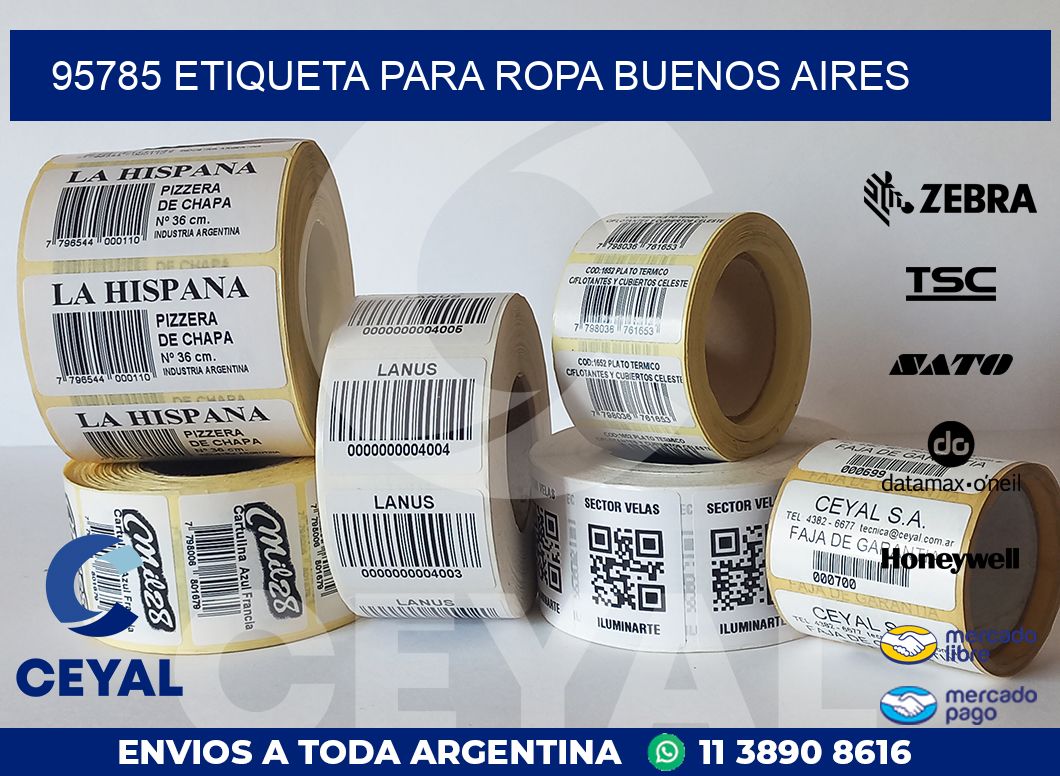 95785 ETIQUETA PARA ROPA BUENOS AIRES