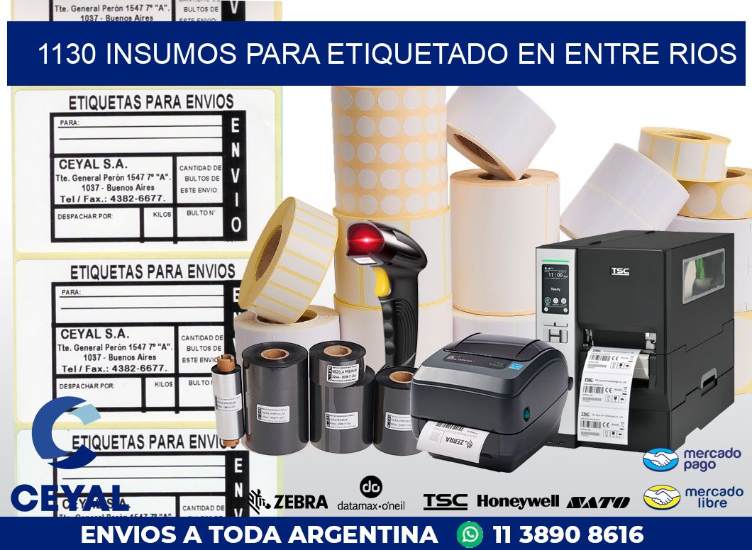 1130 INSUMOS PARA ETIQUETADO EN ENTRE RIOS