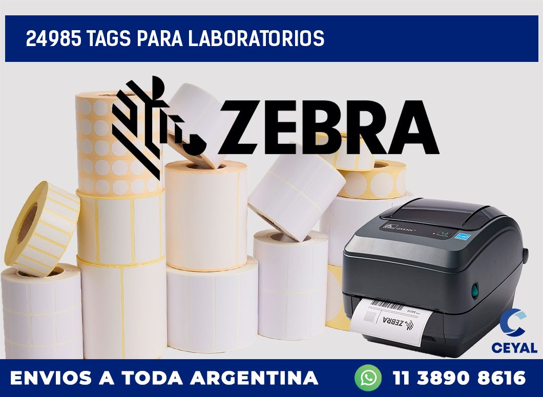 24985 TAGS PARA LABORATORIOS
