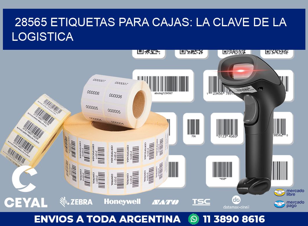 28565 ETIQUETAS PARA CAJAS: LA CLAVE DE LA LOGISTICA