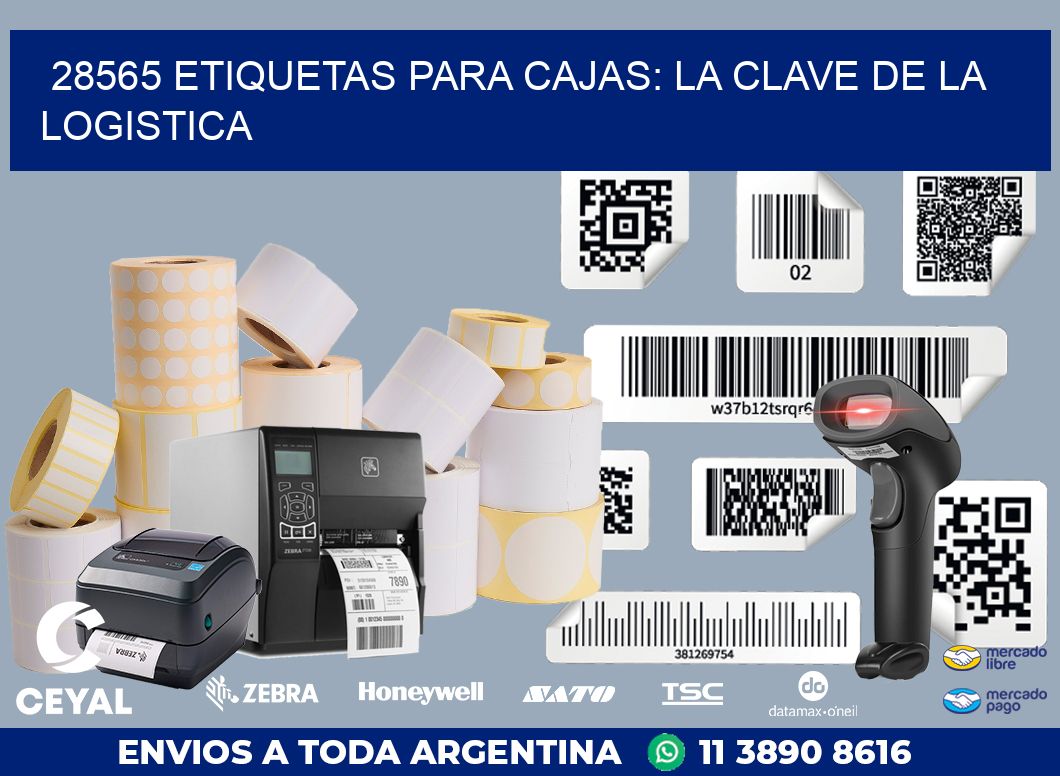 28565 ETIQUETAS PARA CAJAS: LA CLAVE DE LA LOGISTICA