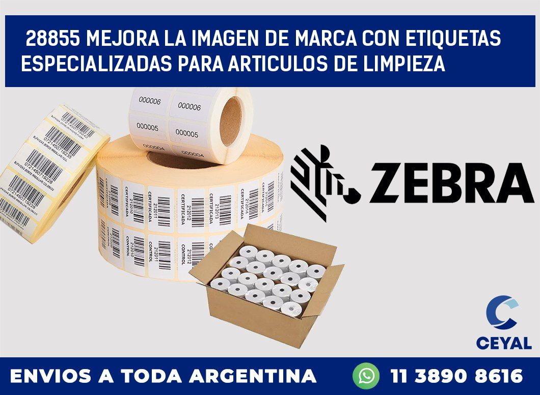28855 MEJORA LA IMAGEN DE MARCA CON ETIQUETAS ESPECIALIZADAS PARA ARTICULOS DE LIMPIEZA