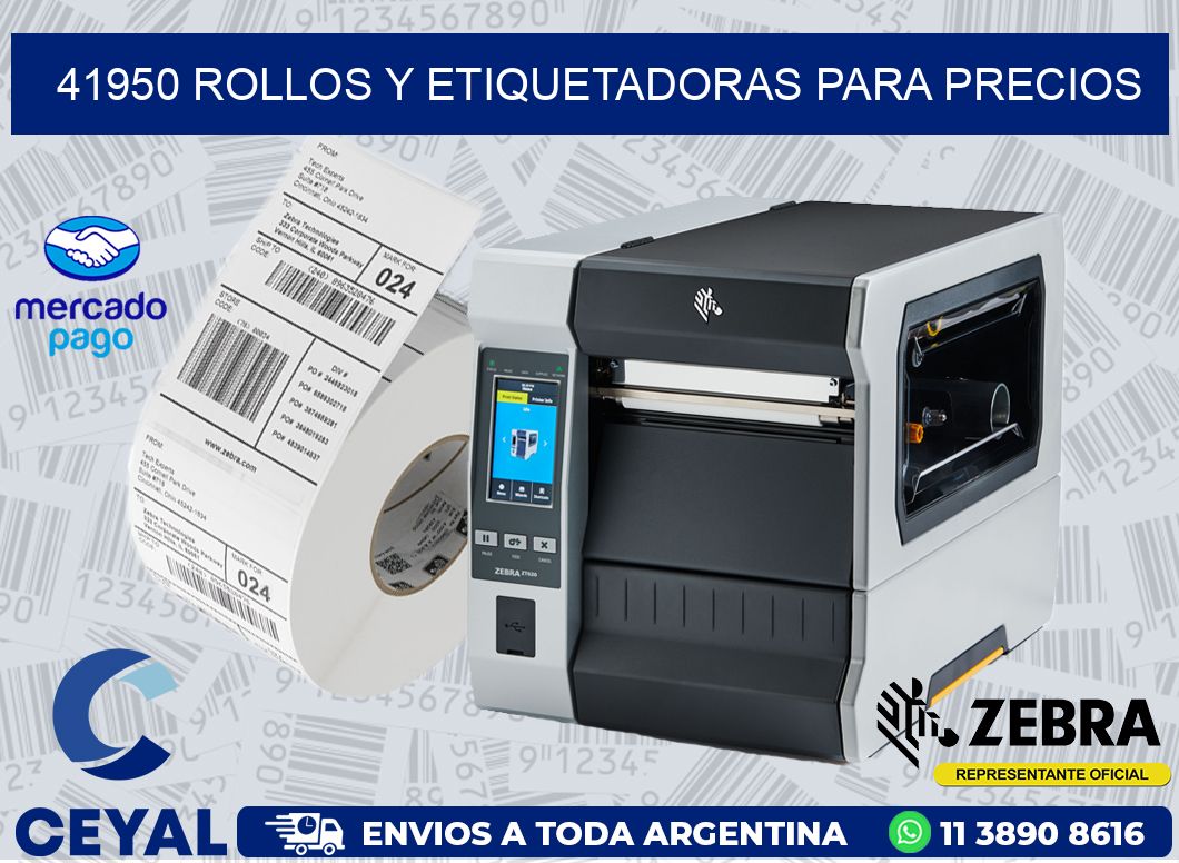 41950 ROLLOS Y ETIQUETADORAS PARA PRECIOS