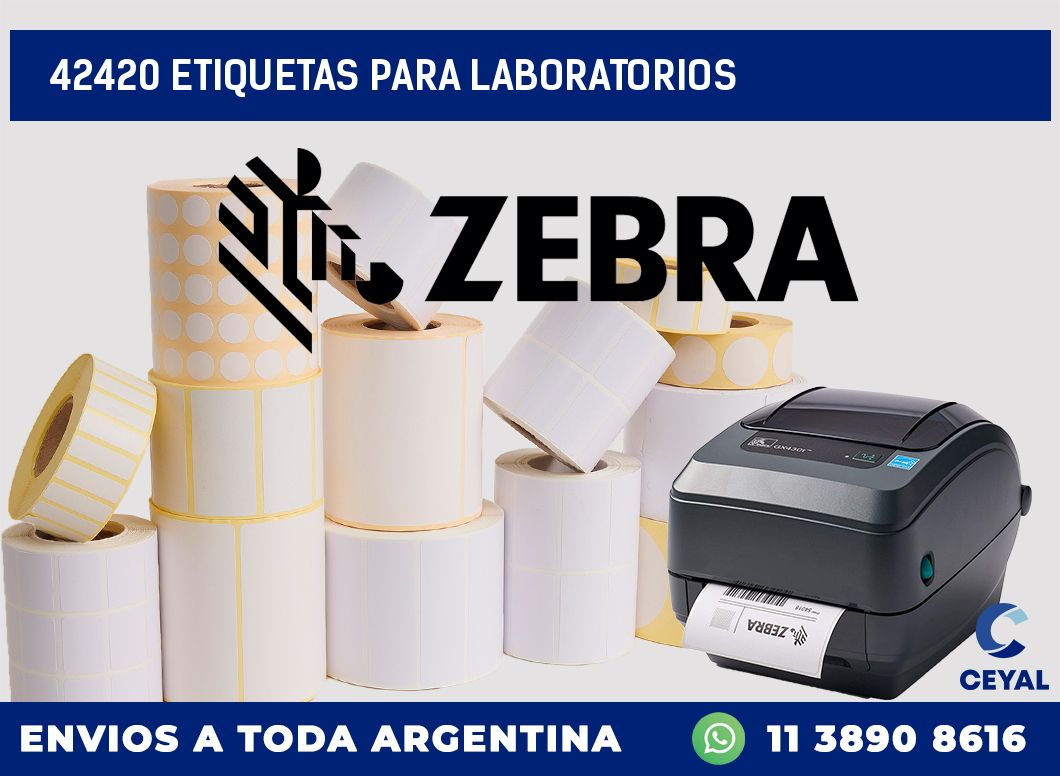 42420 ETIQUETAS PARA LABORATORIOS