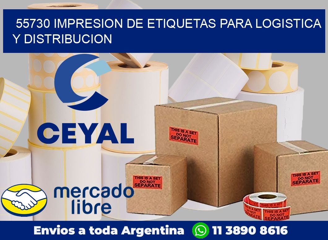 55730 IMPRESION DE ETIQUETAS PARA LOGISTICA Y DISTRIBUCION