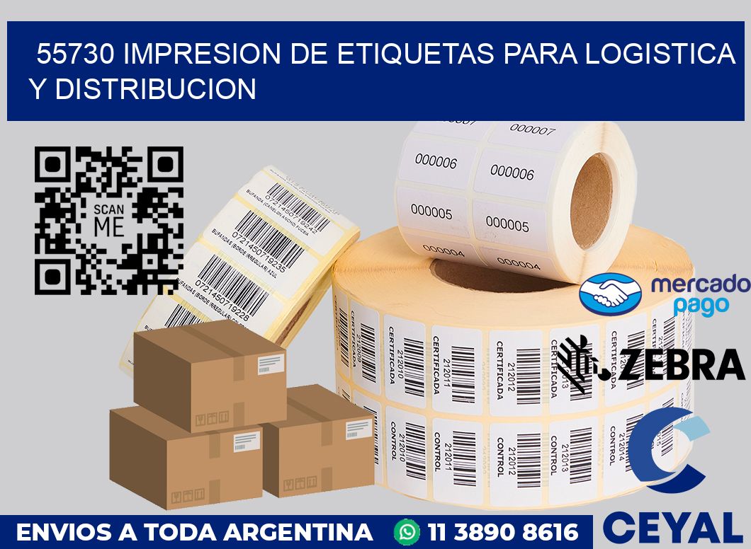 55730 IMPRESION DE ETIQUETAS PARA LOGISTICA Y DISTRIBUCION