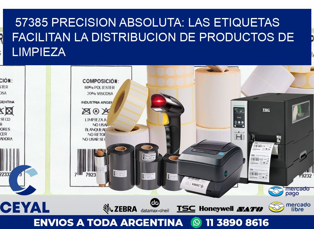 57385 PRECISION ABSOLUTA: LAS ETIQUETAS FACILITAN LA DISTRIBUCION DE PRODUCTOS DE LIMPIEZA
