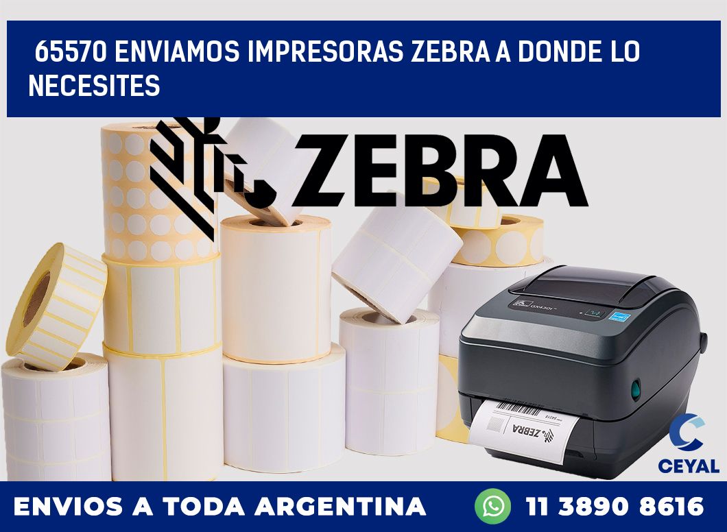 65570 ENVIAMOS IMPRESORAS ZEBRA A DONDE LO NECESITES