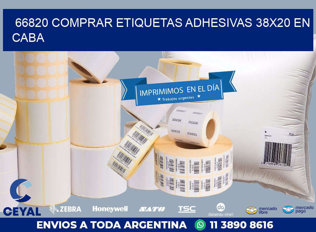 66820 COMPRAR ETIQUETAS ADHESIVAS 38X20 EN CABA