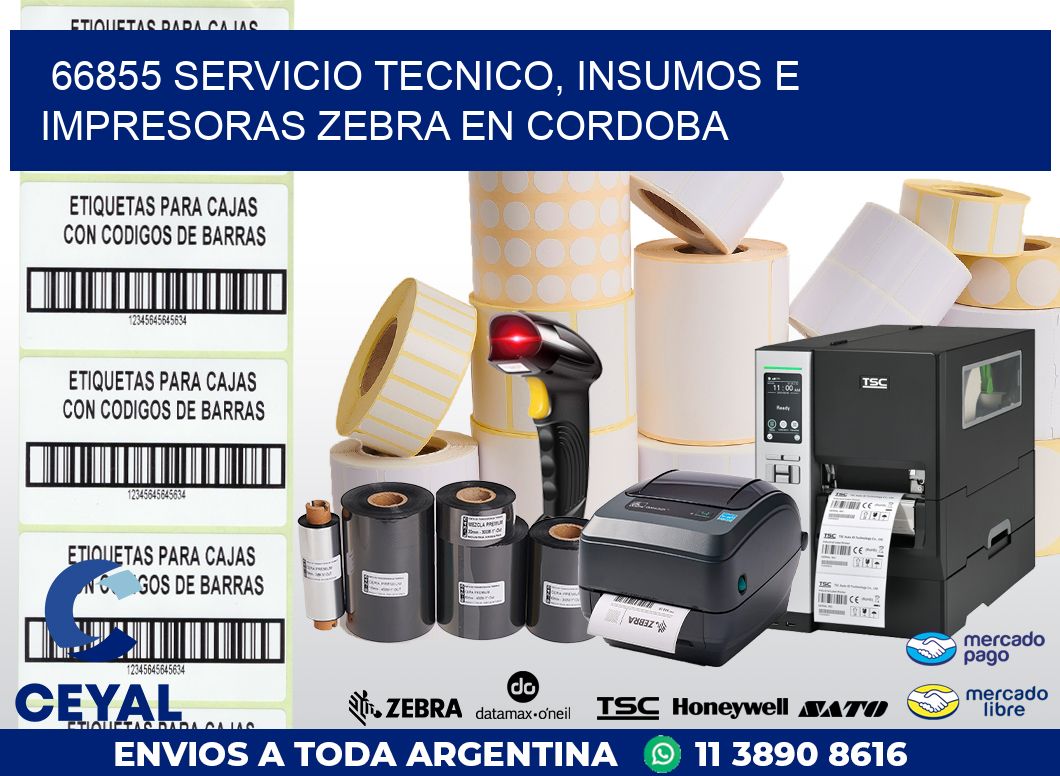 66855 SERVICIO TECNICO, INSUMOS E IMPRESORAS ZEBRA EN CORDOBA