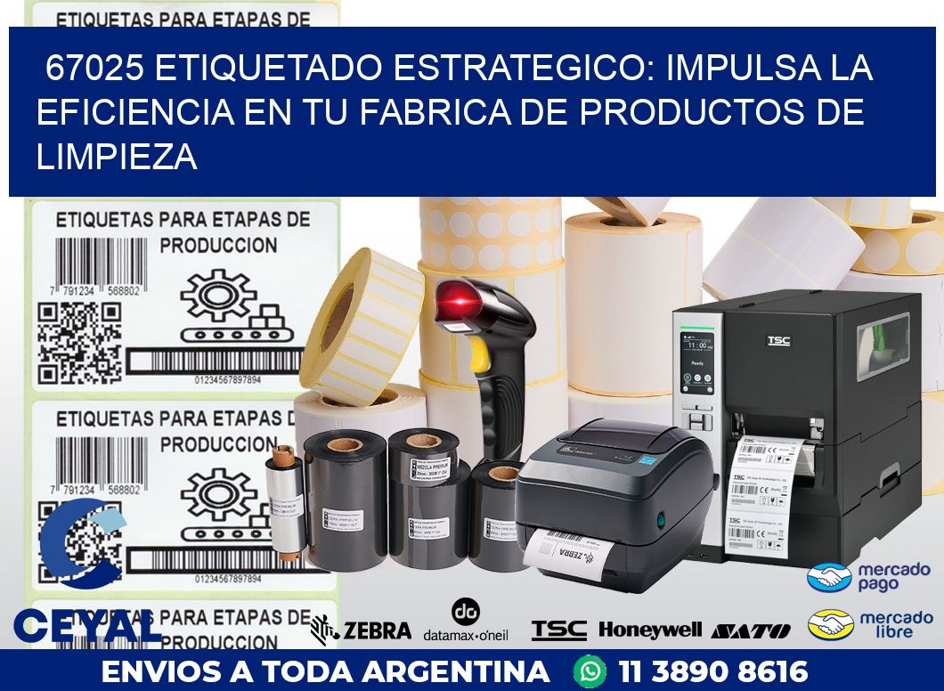 67025 ETIQUETADO ESTRATEGICO: IMPULSA LA EFICIENCIA EN TU FABRICA DE PRODUCTOS DE LIMPIEZA